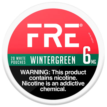 FRE Nicotine Pouches Wintergreen 6mg 5ct 