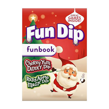 Fun Dip Christmas 3.44oz Funbook 