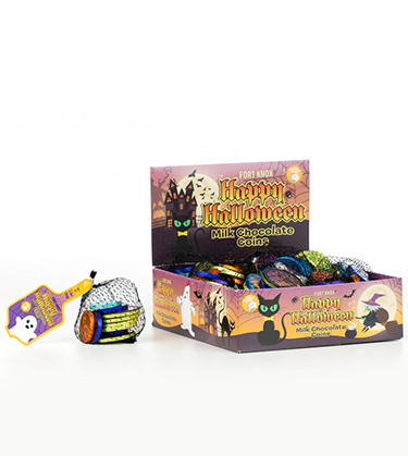 Fort Knox Halloween Coins 18ct Box 