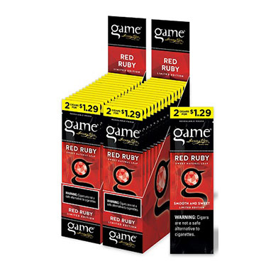 Game Cigarillos Red Ruby 30ct 