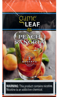 Game Leaf Cigarillos Peach Sangria 8 5pks 