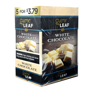 Game Leaf Cigarillos White Chocolate 8 5pks 