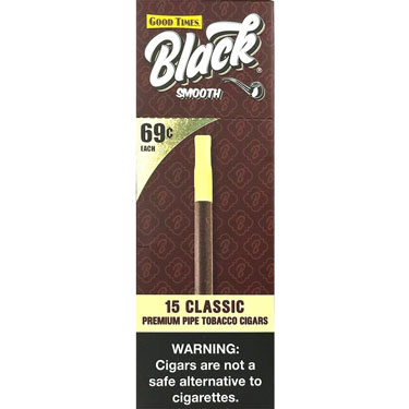 Good Times Cigarillos Black Smooth Black Classic 15ct 