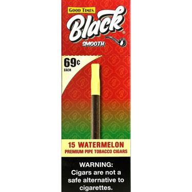 Good Times Cigarillos Black Smooth Watermelon 15ct 