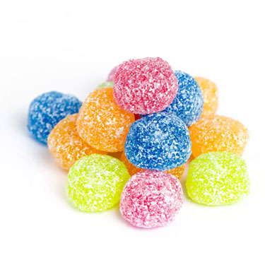 Gustafs Sour Buttons Assorted 4.4lb Bag 