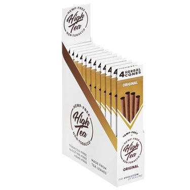 High Tea Herbal Cones Original 12 Packs of 4 