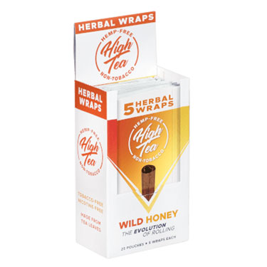 High Tea Wild Honey Herbal Wraps 25 Packs of 5 