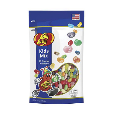 Jelly Belly Kids Mix Stand up Pouch 9.8 oz Bag 