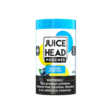 Juice Head Nicotine Pouches Blueberry Lemon Mint 6MG 5pk 