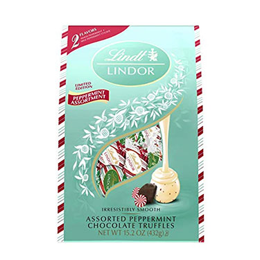 Lindt Christmas Peppermint Duo 15.2oz Bag 