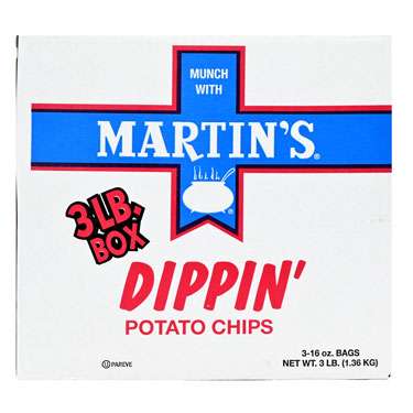 Martins Dippin Potato Chips 3 Lb 