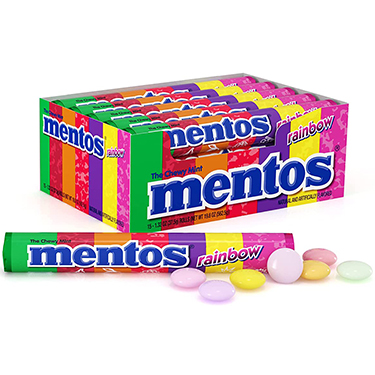 Mentos Chewy Mint Rainbow Candy 15ct Box 