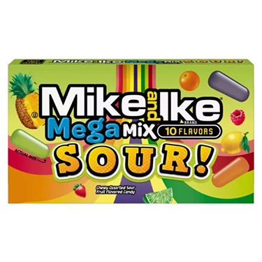 Mike and Ike Mega Mix Sour 4.25oz Theater Box 