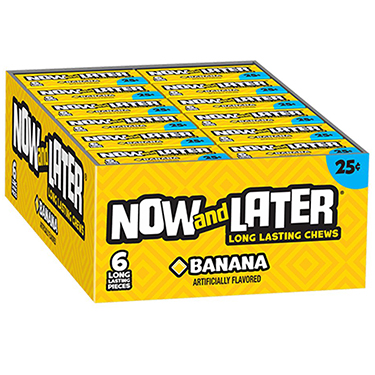 Now and Later Changemaker Banana 0.93oz 24ct Box 