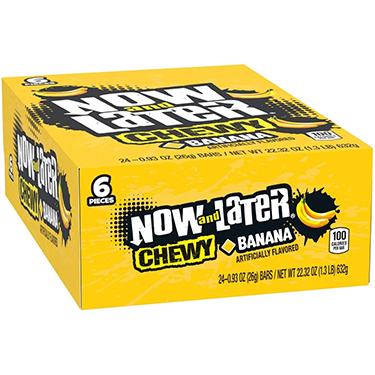 Now and Later Changemaker Chewy Banana 0.93oz 24ct Box 