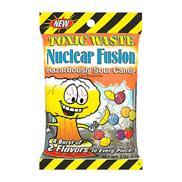 Nuclear Fusion Assorted Sour Candy 2oz Bag 