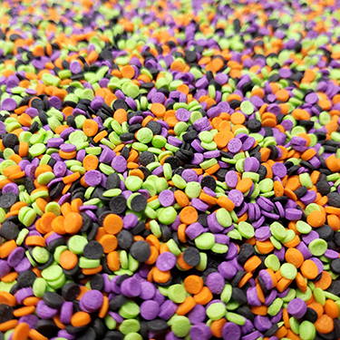 Candy Retailer Halloween Mini Confetti Cupcake Sprinkles 4oz 