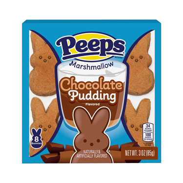 Peeps Easter M and M Bunnies Chocolate Pudding Flavored 3oz Box 