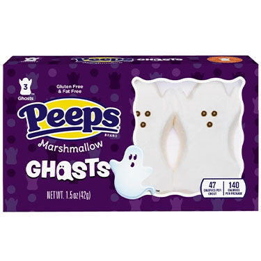 Peeps Marshmallow Ghosts 3ct 1.5oz Box 