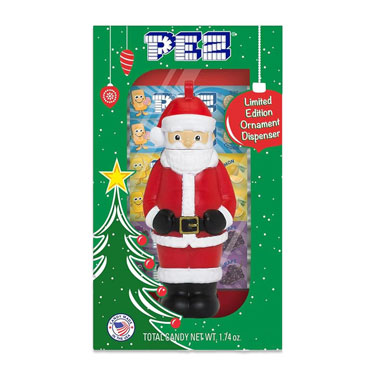 Pez Santa Ornament Dispenser 1.74oz Box 