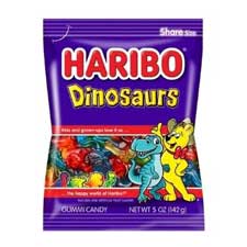 Haribo Dinosaurs 5oz Bag 12ct Box