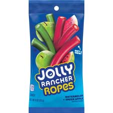 Jolly Rancher Watermelon And Green Apple Ropes 6oz Bag