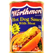 Worthmore Hot Dog Sauce with Meat 10oz Can