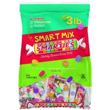 Smarties Smart Mix Candy Rolls 3lb Bag