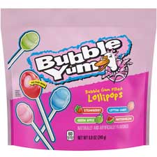 Bubble Yum Filled Lollipops 8.8oz Pouch