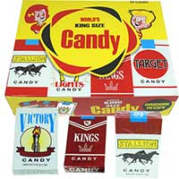 World's King Size Candy Cigarettes 24ct Box