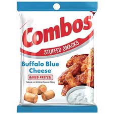 Combos Buffalo Blue Cheese Baked Pretzel 6.3oz Bag Expires May 1st 2026