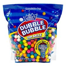 Dubble Bubble Assorted Gumballs 8 Flavors 3.3lb
