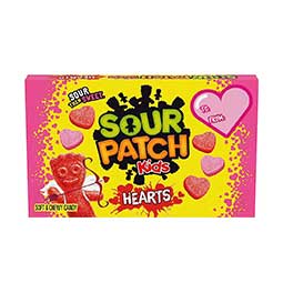 Sour Patch Kids Hearts Valentines 3.1oz Theater Box Expires October 2nd 2025