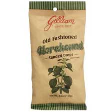 Gilliam Sanded Drops Horehound 4.5oz Bag Expires September 19th 2026