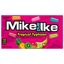 Mike and Ike Tropical Typhoon 4.25oz Theater Box Expires June 1st 2026