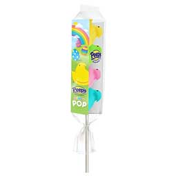 Peeps Easter Marshmallow Chicks Rainbow Pops 4ct Expires July 28th 2026