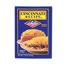 Cincinnati Recipe Chili Mix 2.25oz Packet Expires November 23rd 2026