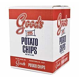Goods Potato Chips Home Style Red Box 2 Lb Expires August 30th 2026