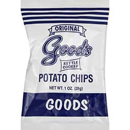Goods Potato Chips Original Blue 1oz 24ct Expires February 15th 2026