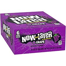 Now and Later Changemaker Grape 0.93oz 24ct Box Expires July 1st 2026