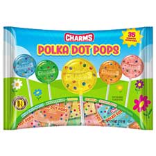 Charms Easter Polka Dot Pops 7.4oz Bag