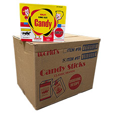 World's King Size Candy Cigarettes 24ct Case