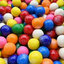 Dubble Bubble 1 Inch Assorted 8 Flavor Gumballs 1 lb