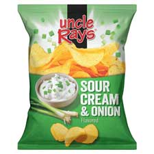 Uncle Rays Potato Chips Dill Pickle 4.25oz 10ct