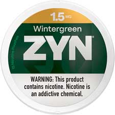 ZYN Nicotine Pouches Wintergreen 1.5mg 5ct