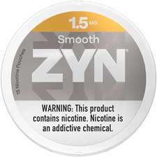 ZYN Nicotine Pouches Smooth 1.5mg 5ct