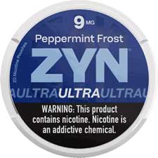 ZYN Ultra Nicotine Pouches Peppermint 9mg 5ct