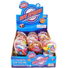 Kidsmania Hot Sports Gumball Dispenser 12ct