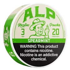 ALP Nicotine Pouches Spearmint 3mg 5ct