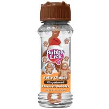 Bubblelick Holiday Mix Bubbles Jolly Ginger 2.5oz Bottle